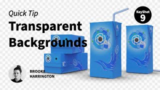 KeyShot Quick Tip - How to Render a Transparent Background