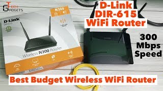 D-LINK DIR-615 Wireless WIFI Router Setup | Best Budget WiFi Router with dual antenna.