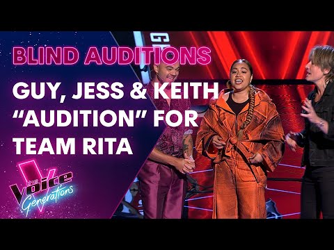 The Coaches Audition For Team Rita | The Blind Auditions | The Voice Generations Australia
