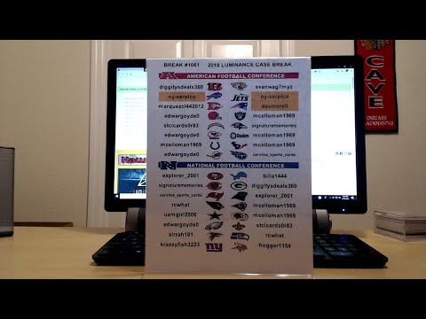 Break #1061   2018 Luminance FB Case Break