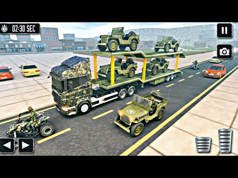 Army Vehicle Cargo Transport Simulator 3D (By Stallion Games) Android iOS Gameplay