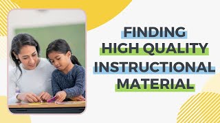How to Choose High Quality Teaching Material for Your Students