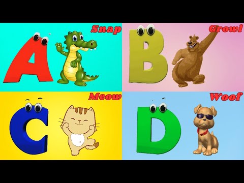 ABC Animal Sounds Song 16TH125 | Alphabet Animals Song | Kids TV