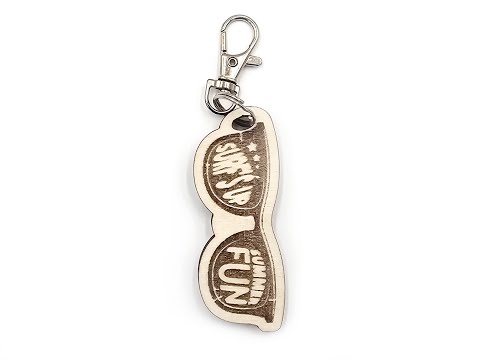 Surfs Up Summer Fun Keyring