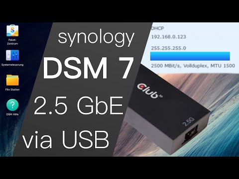 2.5GbE nachrüsten - Synology NAS mit DSM7