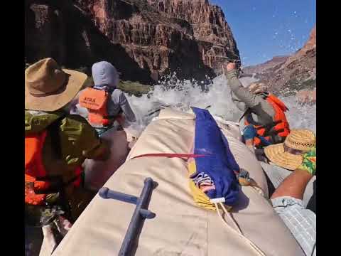 Grand Canyon rafting,  Lava Falls rapid with AZRA 6/18/2024