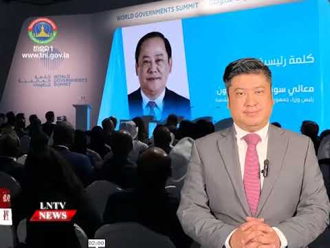 Lao PM attends World Governments Summit 2025 in Dubai.
