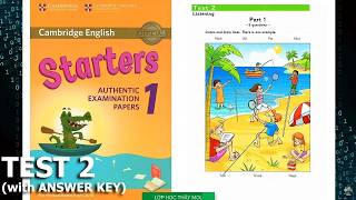 Starters 1 TEST 2 - Listening Tests 2 | Lớp Học Thầy Mol