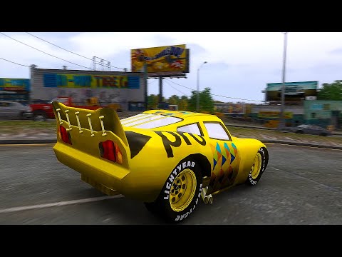 Crazy Lightning McQueen PRO Crashes - GTA 4 Real Car Crashes Ep.83