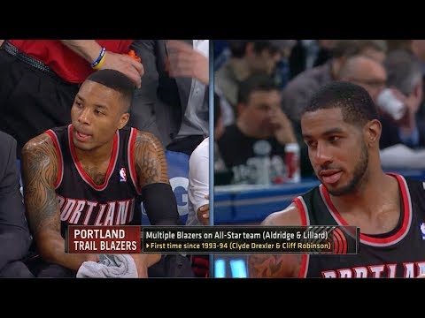 2014.02.05 - LaMarcus Aldridge & Damian Lillard Full Combined Highlights at Knicks