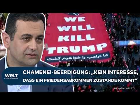Video Thumbnail: IRAN-KRIEG: "Kill Trump" | Regime fordert Rache und Vergeltung bei der Beerdigung von Ali Chamenei