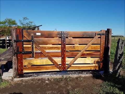 Cierre automatico para tranqueras de corral