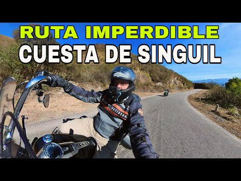 CUESTA DE SINGUIL EN MOTO | VIAJE POR LAS SIERRAS DE CATAMARCA #motovlog #travel #viajarenmoto