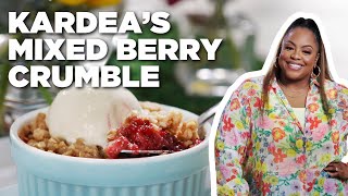 Kardea Brown's Mixed Berry Crumble | Delicious Miss Brown | Food Network