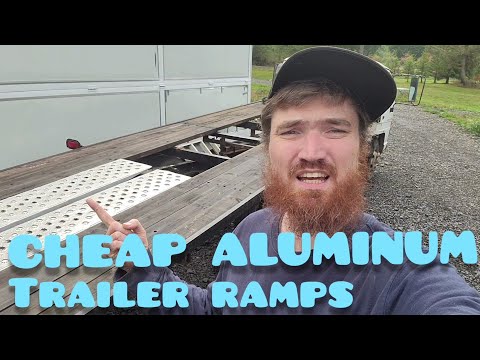 Comparing cheap aluminum car trailer ramps from Amazon and eBay what should you buy