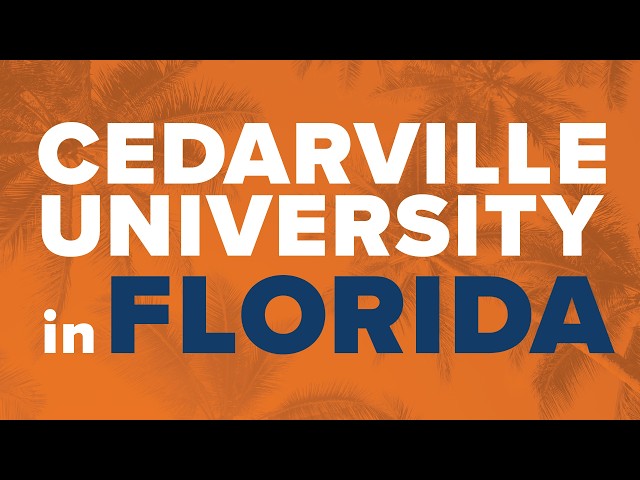 Thumbnail for video titled: Cedarville University Is Now in Florida!