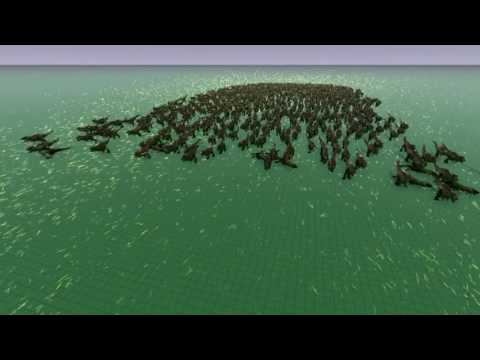 1000 t-rex Vs 5000 World war 2 soldiers - Ultimate epic battle simulator