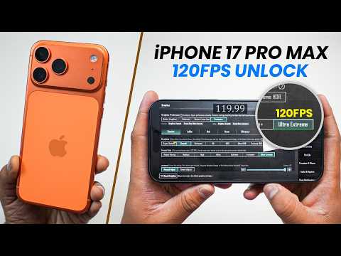 iPhone 17 Pro Max 120FPS PUBG Gaming Review - FPS Meter, Temps, Battery Drain?