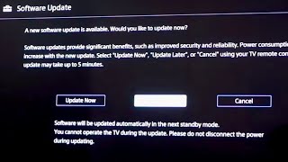 How to Software Update Sony Bravia 4k TV