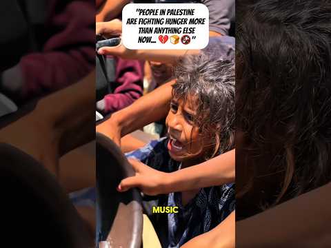 "People in Palestine are fighting hunger more than anything else now #foryou #viralvideo #palestine