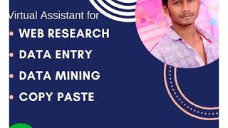 Expert Virtual Assistant: Data Entry & Web Research Services