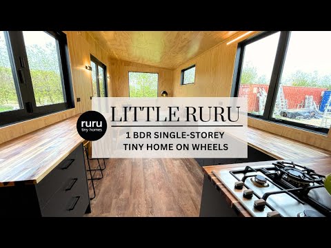 Ruru Tiny Homes: The Little Ruru - Single storey one bedroom tiny home on wheels