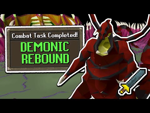 Demonic Rebound Elite Combat Task - Abyssal Sire Combat Achievements (CA) Quick Guide OSRS