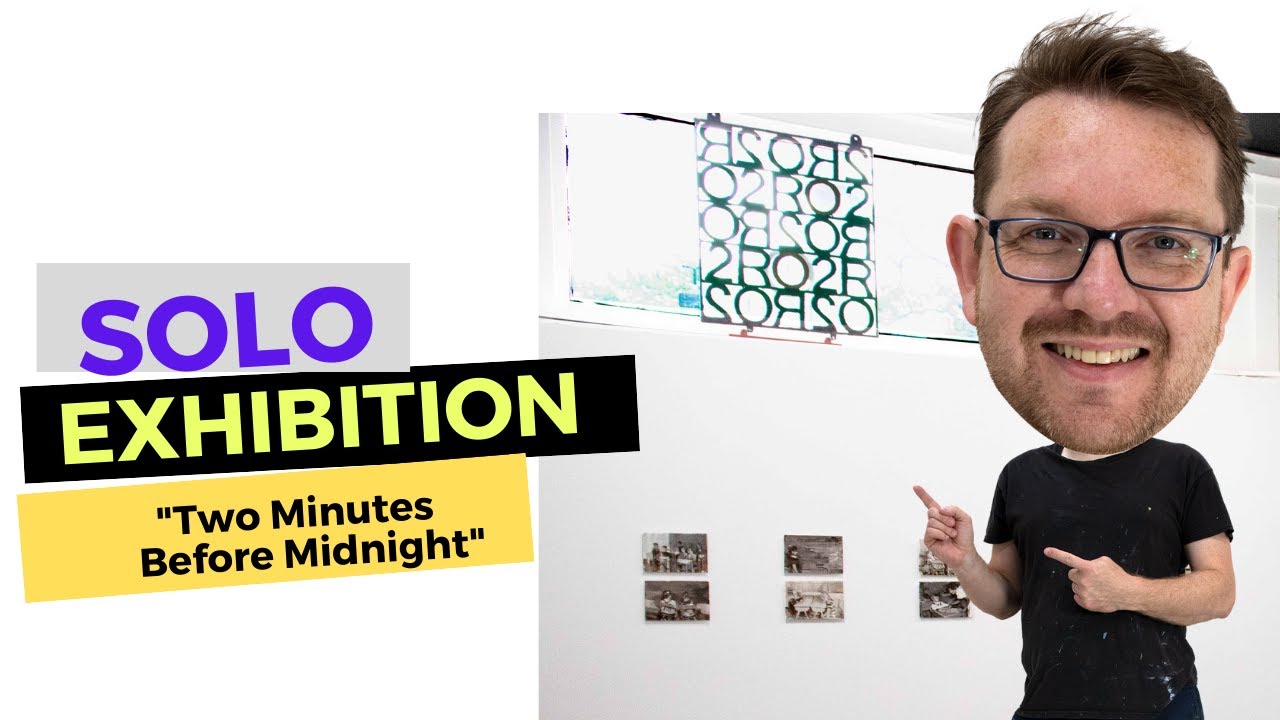 Unscripted Art Talk About ‘Two Minutes Before Midnight’, solo exhibition, Bartosz Beda