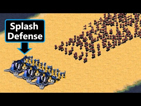 Splash Defense vs Conscripts - Red Alert 2
