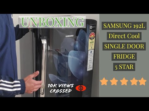 Demonstration of Samsung Single Door Refrigerators