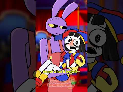 EXCUSE ME?!😱🎪 Pomni X Jax - Amazing Digital Circus Animation #animation #tadc #funnybunny