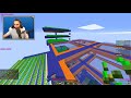 Blue Team Takes The Top Island Level - Minecraft Cosmic Sky Omega 3 Jeromeasf