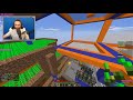 Blue Team Takes The Top Island Level - Minecraft Cosmic Sky Omega 3 Jeromeasf
