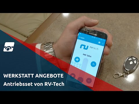 Weltneuheit: elektrische Dachantrieb (Heki) von RV-Tech