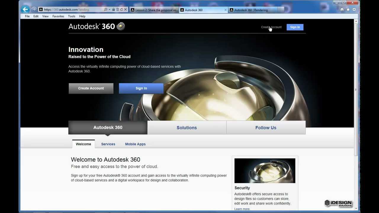 Using Autodesk 360 Cloud Storage