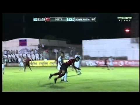 Gol de Ricardo Bueno - Oeste 2x0 Ponte Preta – Campeonato Paulista – 30/01/2016 – HD