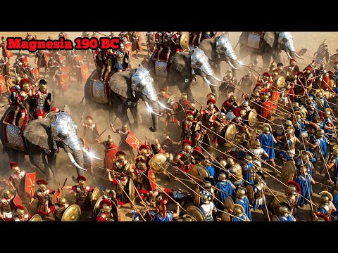 (Magnesia 190 BC)How 70,000 Seleucid Phalanx and War Elephants Were Destroyed by 30,000 Roman Legion