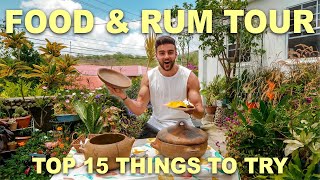 Eating AUTHENTIC CARIBBEAN FOOD in ST. LUCIA | St. Lucia Food & Rum Tasting