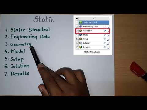 Do you know steps in FEA | Static Structural Analysis | E2