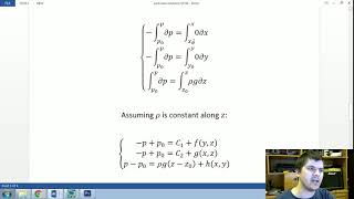 The fundamental equation of Hydrostatics