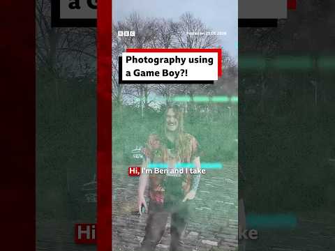 The photographer capturing Glasgow on a Game Boy. #Photography #GameBoy #BBCNews