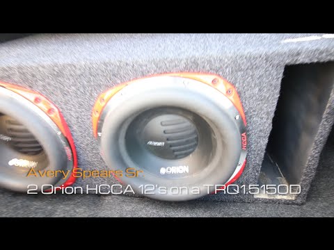 2 Orion HCCA 12's on a Planet Audio Torque TRQ1.5150D