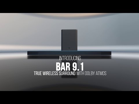 Black jbl bar 9.1 true wireless surround with dolby atmos fo...
