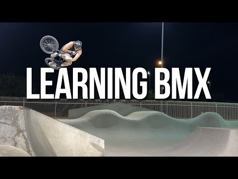 Working on Bar Taps, Whip Taps, and Going FAST (BMX Progression)