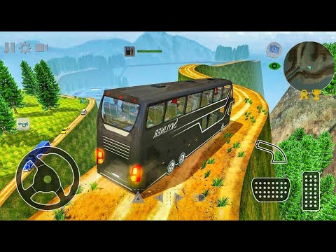 Offroad Bus Transport Simulator - Bus Driving Game Android Gameplay