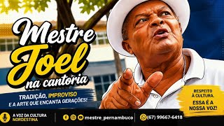 Mestre Joel na cantoria
