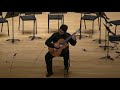 Ulysses De Leon Plays Caro Amigo Gudin (UTRGV Guitar)
