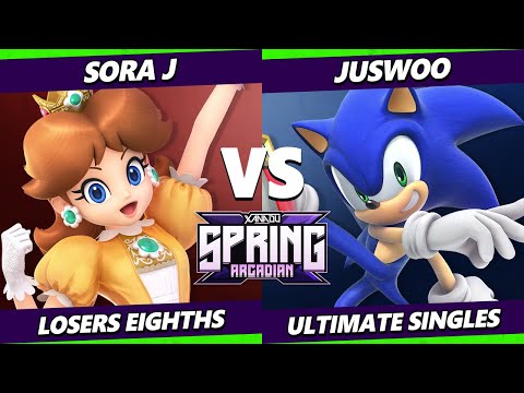 Spring Arcadian TOP 8 - Sora_J (Daisy) Vs. Juswoo (Sonic) Smash Ultimate - SSBU