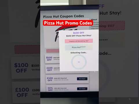 Pizza Hut Discount Codes 2026 ✅ How to Get Working Pizza Hut Coupons & Promo Codes