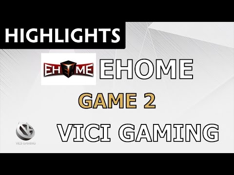 EHOME vs Vici Gaming [Game 2] Dota 2 Professional League - Dota Highlights